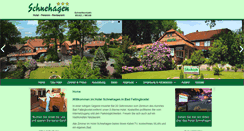 Desktop Screenshot of hotel-schnehagen.de